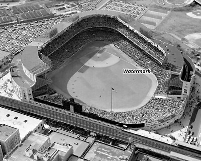 #ad MLB 1950#x27;s Aerial View Yankee Stadium Full House New York Yankees 8 X 10 Photo $5.39