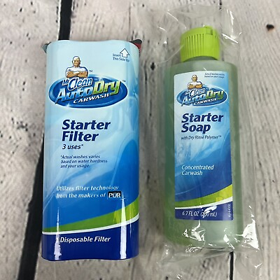#ad Me Clean Auto Dry Car Wash Starter Soap 6.7 oz Starter Filter 3 Uses $24.99
