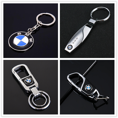 #ad Metal Key Chain Key Ring car logo Keychain pendant Key Holder Fit For BMW $3.99