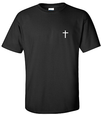 #ad Christian Cross T Shirt Jesus God Faith Christianity Bible Church Tee Shirt $12.99