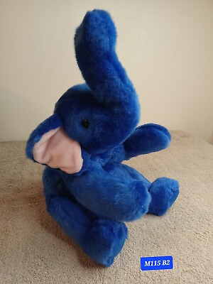 #ad ty beanie babies rare Blue color 1998 plush stuffed animal toy 14 quot; inc $29.00