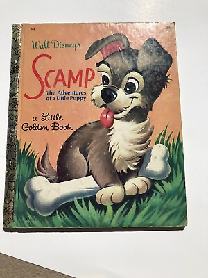 #ad a Little Golden Book Walt Disney’s Scamp 1957 $3.50
