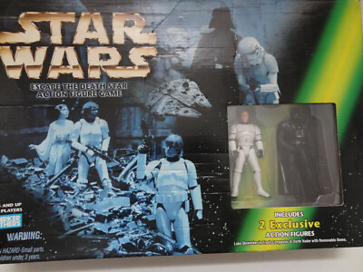 #ad STAR WARS ESCAPE THE DEATH STAR ACTION FIGURE GAME WITH EXCLUSIVE FIGURES. $12.95