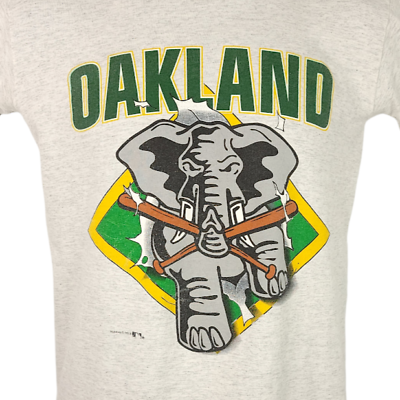 #ad Oakland Athletics As T Shirt Vintage 90s MLB Baseball Made In USA Size Medium $59.99
