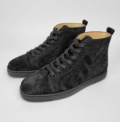 #ad Christian Louboutin Louis Orlato Veau Velours Black Sneakers New Size 40 US 7 $549.00