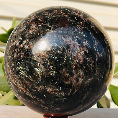 #ad 5.54lb Natural Fireworks Stone Quartz Magic Crystal Healing Ball Sphere Healing $133.00