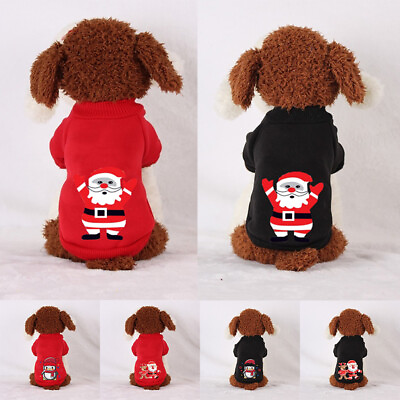 #ad Furnished Pet Dog Clothing Warm Dog Vest Shirt Puppy Cat Clothing Cute Patterns $4.40