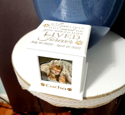 #ad Pet Memorial Urn Personalized for your Cat or Dog ❤️ Custom Laser Engraved ❤️ $49.99