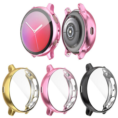 #ad TPU Full Cover Case Screen Protector For Samsung Galaxy Watch Active 2 40 44 mm $1.89
