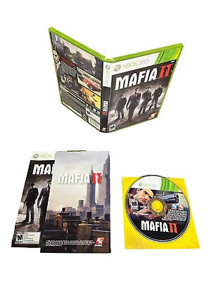 #ad Microsoft Xbox 360 CIB Complete Tested Mafia 2 II w Map $9.49