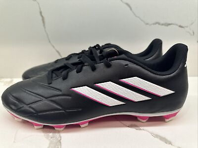 #ad #ad Adidas Copa Pure.4 FxG Soccer Cleats Black Pink White GY9081 Mens 12 Women 13 $69.99