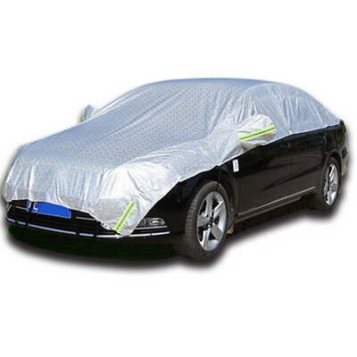 #ad Semi body Car SUV Half Cover Sunshade Dust Heat Resistant Waterproof Reflective $71.00