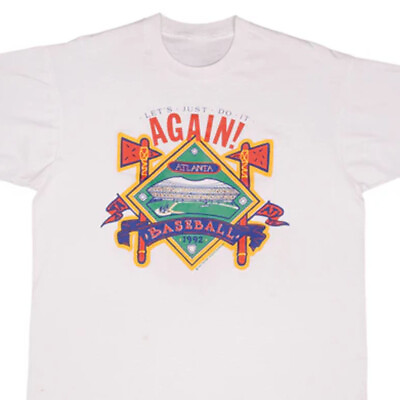 #ad BEST BUY VINTAGE MLB ATLANTA BRAVES 1992 T Shirt SIZE S 5XL $22.99