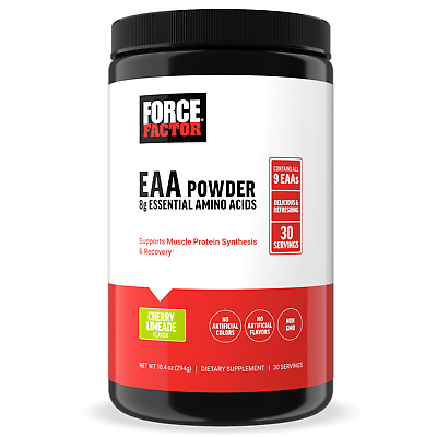 #ad Force Factor Essential Amino Acids Full Spectrum EAAs Amino Acids Powder $19.99