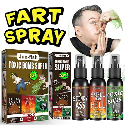 #ad Liquid Fart Spray Stink Bomb Smelly Stinky Ass Toxic Bomb Crap Gag Prank Joke $10.59
