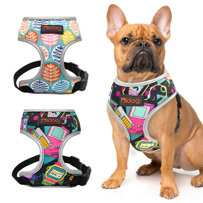 #ad Reflective Dog Harnesses for Small Medium Dogs Soft Mesh Puppy Cat Walking Vest $12.99