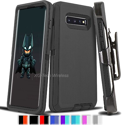#ad For Galaxy S10 Plus S10e Case Cover Shockproof Series Fits Defender Belt Clip $10.49