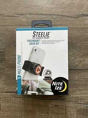 #ad Nite Ize Steelie 360 Magnetic Mount Freemount Dash Kit Brand New STFD 01 R8 $29.98
