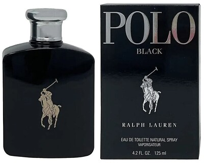 #ad Polo Black by Ralph Lauren 4.2 oz Eau de Toilette Cologne spray Men NEW BOX $28.00