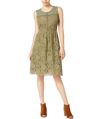 #ad Maison Jules Womens Lace Fit amp; Flare Dress $64.24