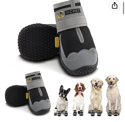#ad Hcpet Dog Boots Waterproof Dog Shoes for Small Dogs Anti Slip Dog Booties Paw... $25.99