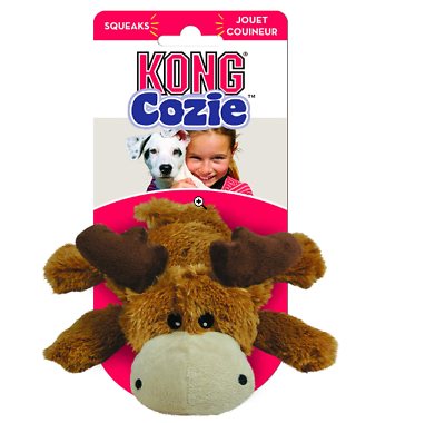 #ad Kong Cozie Marvin Moose Small Squeaky Plush Dog Toy $11.99