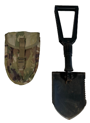 #ad Gerber E Tool Entrenching Tool Shovel with MOLLE II Carrier Pouch Multicam OCP $47.99