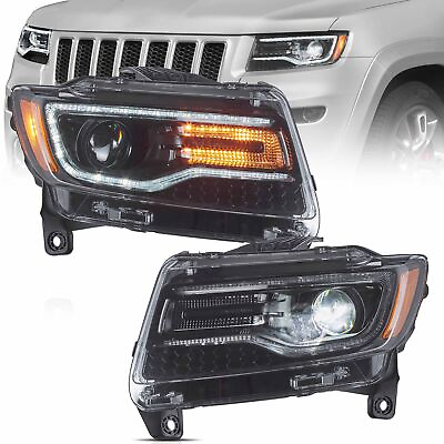 #ad #ad VLAND Full LED Headlights For 2011 2013 Jeep Grand Cherokee w Start up Animation $329.99
