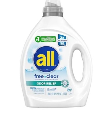 #ad all Laundry Detergent Liquid Free Clear for Sensitive Skin Odor Relief $27.17