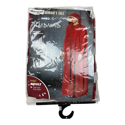 #ad Spirit Halloween Handmaid Costume Womens OS Red White Handmaid’s Tale $60.00