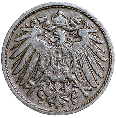 #ad Germany Empire 10 Pfennig 1901 D Wilhelm II KM# 12 $26.10