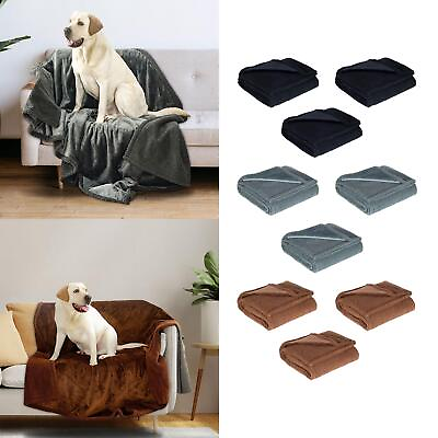 #ad #ad Dog Blanket Waterproof Flannel Puppy Blanket Sofa Couch Protection Warm $39.36