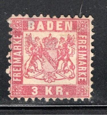 #ad GERMANY BADEN STAMP USED LOT 1593AC $4.25
