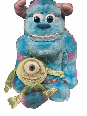 #ad DISNEY STORE Rare Talking SULLY Plush from Monsters Inc Pixar 13quot; works amp; Mike $21.25