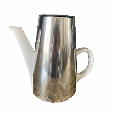 #ad Vintage Melitta Porcelain Coffee Pot Tea Thermal Cozy Germany Stoneware Cottage $18.55