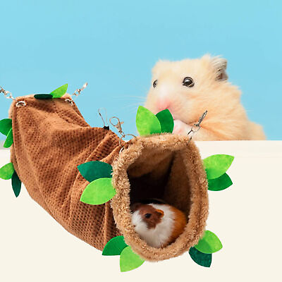 #ad Small Animal Bed Large Space Hanging Bed Hamster Bed Pet Sleeping House Cave $13.03