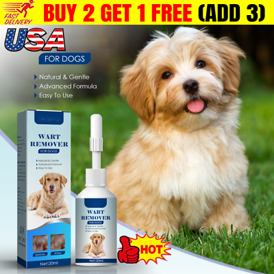 #ad 20ml Natural Dog Wart Remover Dog Skin Tags Dog Wart Removal Treatment $4.19