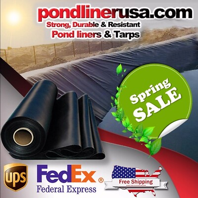 #ad 10x20 Pond liner Free shipping Durable resistant Spring Sale Best of HDRPE $176.69