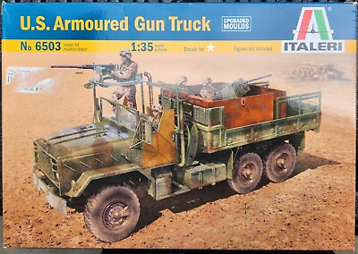 #ad Italeri 6503 US Armoired Gun Truck 1:35 MODEL KIT $60.00