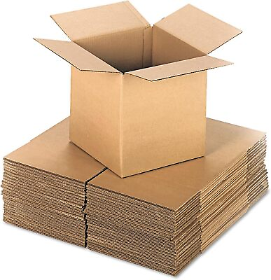 #ad 100 Pack 4x4x4 Inches Shipping Boxes Corrugated Boxes Small Paper Boxes Mailers $28.49