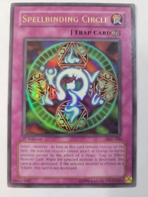 #ad YuGiOh: MRL 006 Spellbinding Circle 1st Edition Moderate Play FREE SHIPPING $19.99