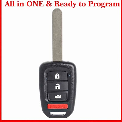 #ad For 2016 2017 2018 2019 2020 Honda Civic Remote Car Keyless Key Fob MLBHLIK6 1TA $13.19