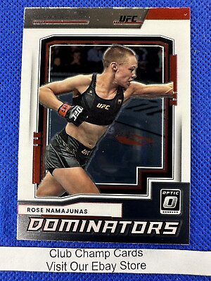 #ad 2022 #4 Rose Namajunas Panini Donruss Optic UFC Dominators $2.97