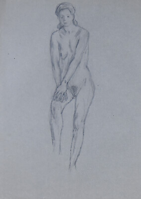#ad Claude Bonin Pissarro 1921 2021 186 crayon nu féminin EUR 200.00
