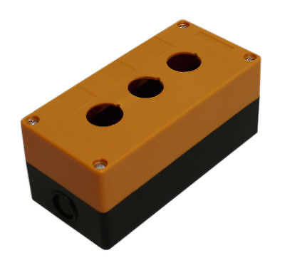 #ad 3 Hole Switch Box for 22mm 7 8quot; PushButton Plastic Enclosure Power Push Button $9.99