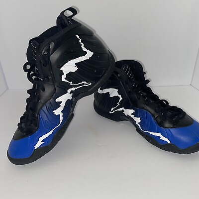#ad Nike Foamposite Royal Blue Shoes 96 All Star 644791 013 Size 4Y Youth $45.99