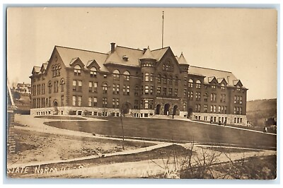 #ad c1910#x27;s State Normal School Building Oneonta New York NY RPPC Photo Postcard $29.95