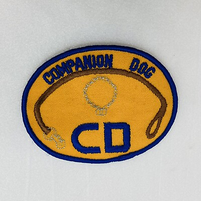 #ad Vintage Champion Dog Seen On Patch Leash Embroidery Award Contest 17 $8.32