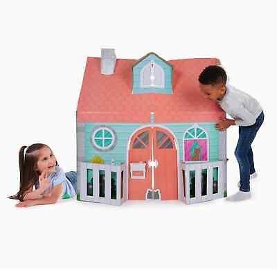 #ad Pop2Play Kids Playhouse Eco Friendly Carboard House $41.00