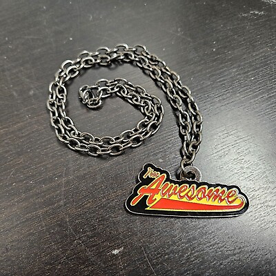 #ad WWE Authentic The Miz I#x27;M AWESOME 2011 Metal Pendant Necklace Official 24quot; $13.99